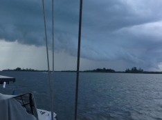 storm on water